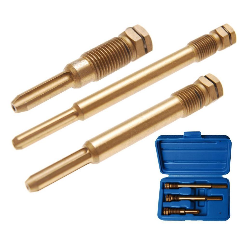 Kit alésoir à bougies de préchauffage 3 pièces M10 + 2 x M12, Envoi