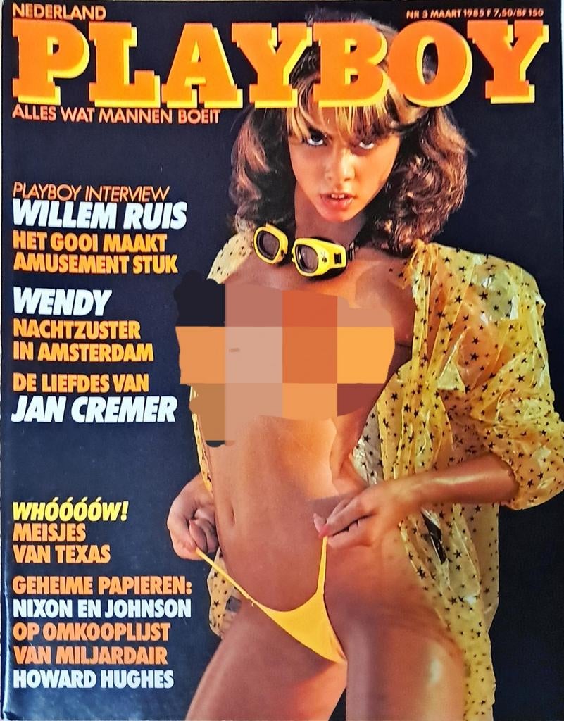 Playboy Nederland maart 1985, Enlèvement ou Envoi