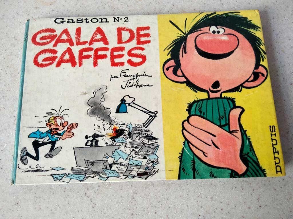 GALA DE GAFFES originele uitgave 1963, Gelezen, Eén stripboek, Ophalen of Verzenden, Franquin