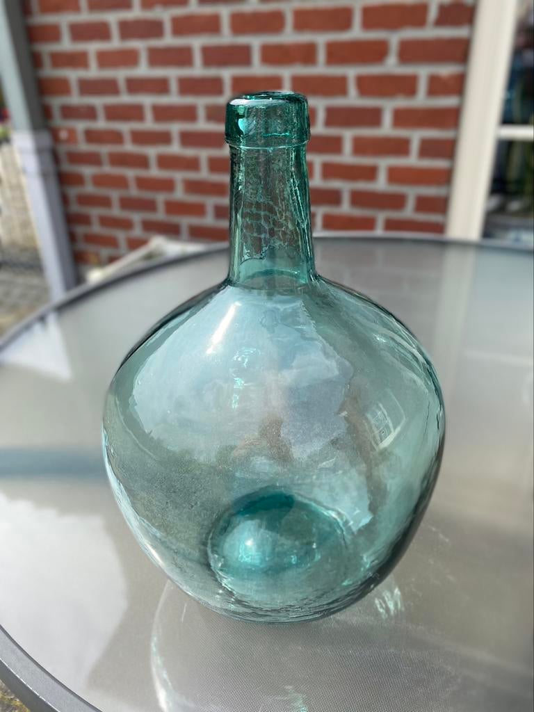 Vase / Bouteille Dame Jeanne, Enlèvement, Comme neuf, Verre, Moins de 50 cm