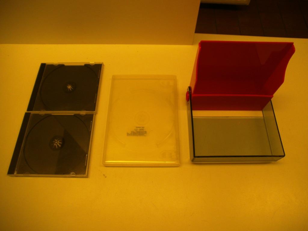 Lot van 4 CD opbergdoosjes, Muziek en Instrumenten, Ophalen of Verzenden, Zo goed als nieuw