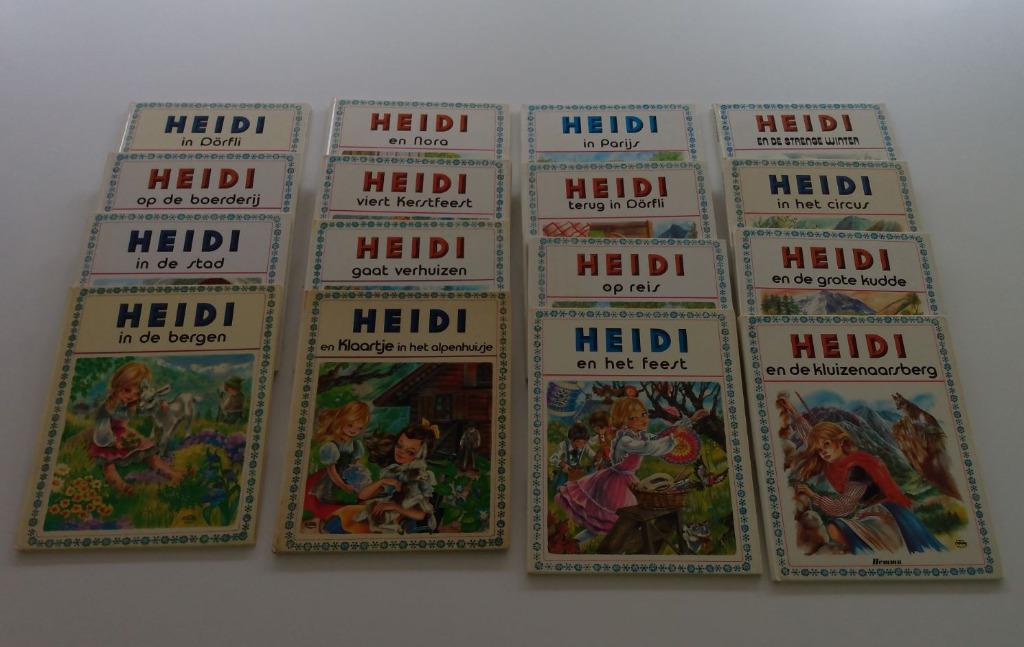 16 Originele vintage Heidi boekjes - Hemma, Ophalen of Verzenden, Gelezen, Fictie algemeen