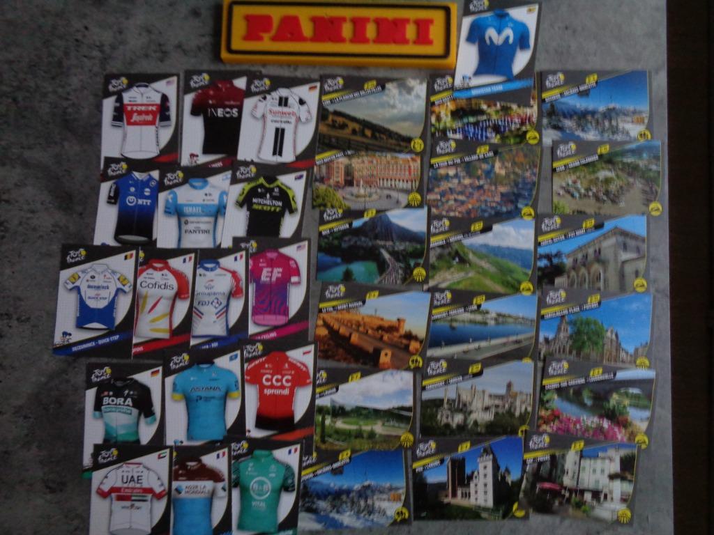 PANINI KAARTEN !!!  WIELRENNEN TOUR DE FRANCE 2020  35X  WIE, Verzenden