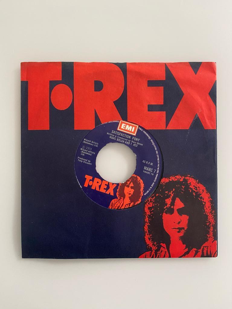 45 RPM  Marc Bolan And T. Rex ‎– Teenage Dream 1974, Ophalen of Verzenden, Gebruikt, Overige formaten, Poprock