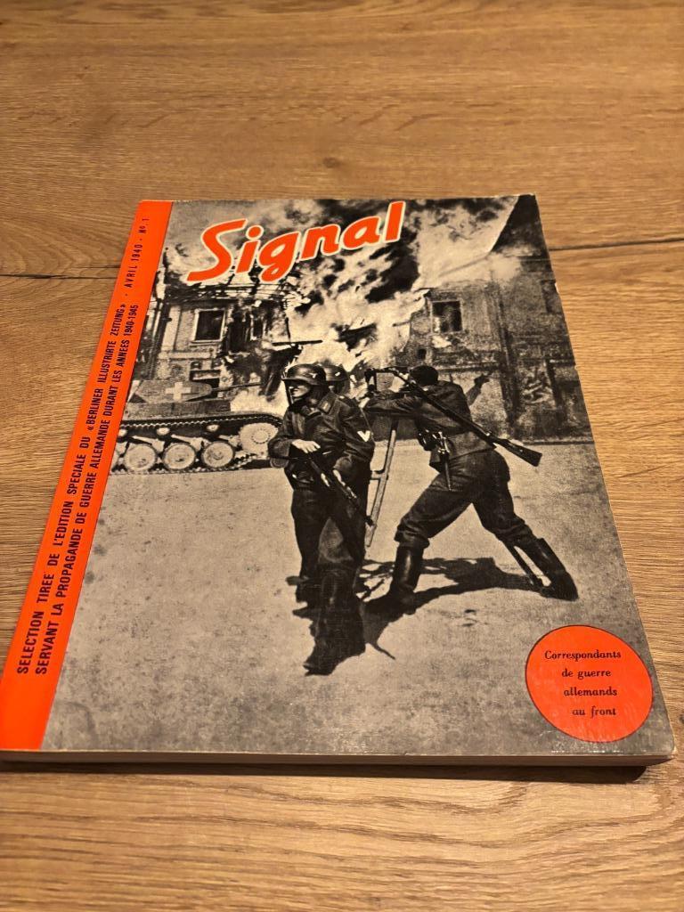 Livre Revue Signal Avril 1940 N.1, Enlèvement ou Envoi, Deuxième Guerre mondiale, Utilisé, Armée de l'air