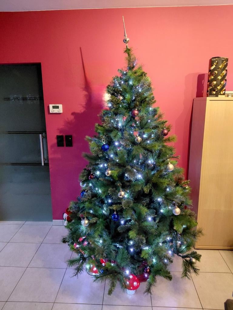 Kerstboom 210cm, Diversen, Kerst, Ophalen, Gebruikt