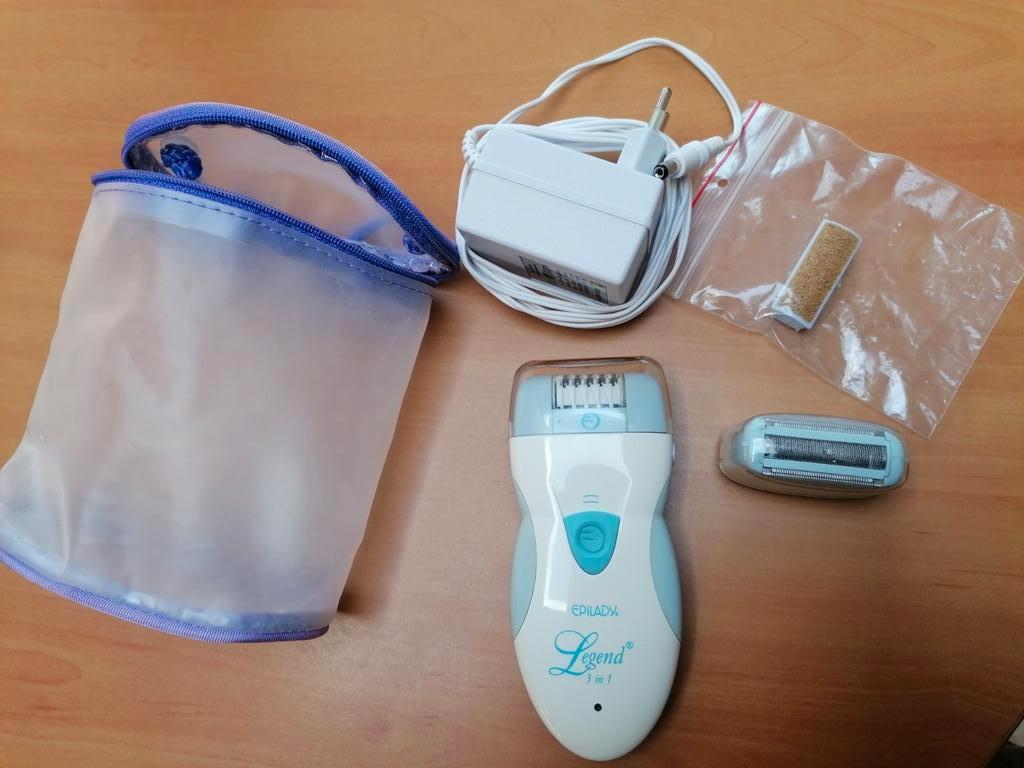 Epilady legend 3 in 1, Elektronische apparatuur, Ophalen of Verzenden, Gebruikt, Scheren en Epileren