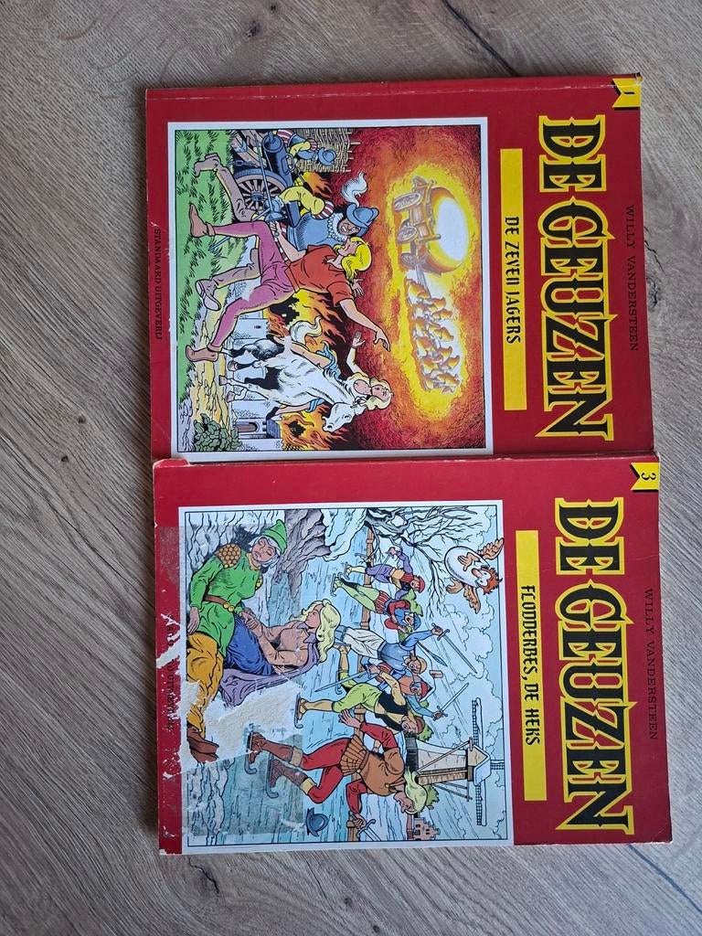 Strips De Geuzen, Ophalen