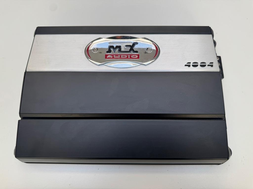 MTX  versterker A4004, Auto diversen, Autospeakers, Ophalen, Zo goed als nieuw