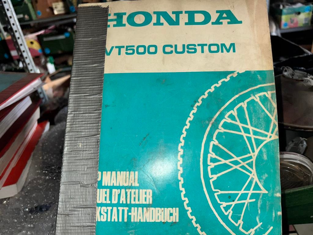Workshopmanual Honda VT500C, Motoren, Handleidingen en Instructieboekjes, Ophalen of Verzenden, Honda