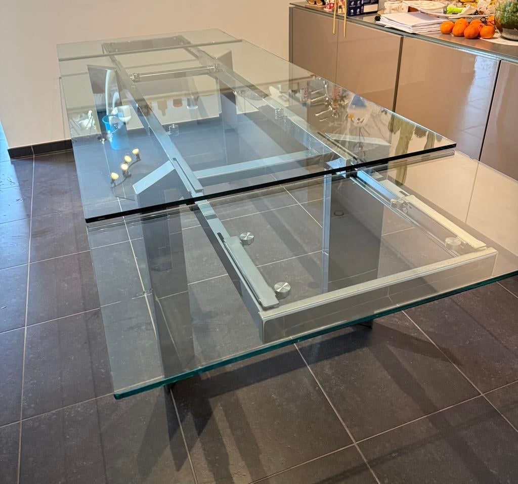 Tablen verre Calligaris, Enlèvement, Utilisé, Rectangulaire, Verre