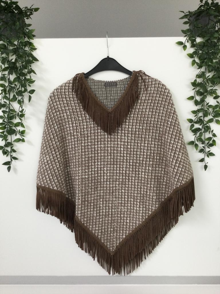 Bruine poncho Mucho Gusto maat TU, Vêtements | Femmes, Mucho Gusto, Enlèvement ou Envoi, Porté
