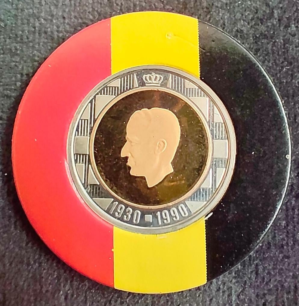 10 Ecu Herdenkingsmunt uit 1990, Timbres & Monnaies, Monnaies | Belgique, Enlèvement ou Envoi, Monnaie en vrac, Argent, Or