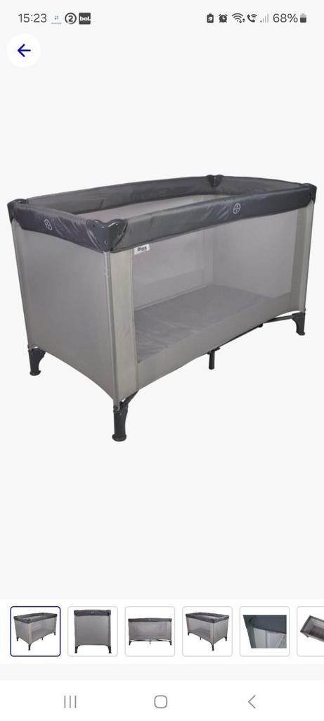 Reisbedje campingbed, Enlèvement, Comme neuf, Lit de voyage