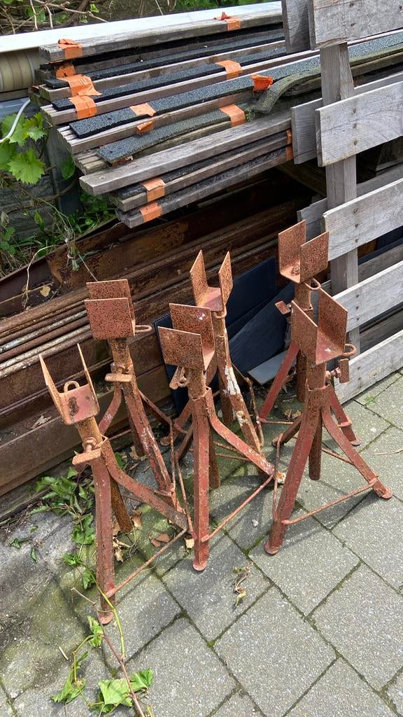 6 driepikkels voor lage stelling / stukadoorwerken, Ophalen, Zo goed als nieuw