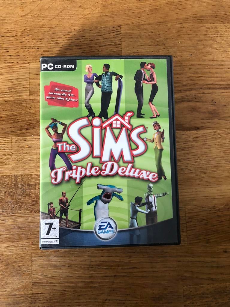 The SIMS triple deluxe, Consoles de jeu & Jeux vidéo, Enlèvement ou Envoi, À partir de 7 ans, Comme neuf, Simulation