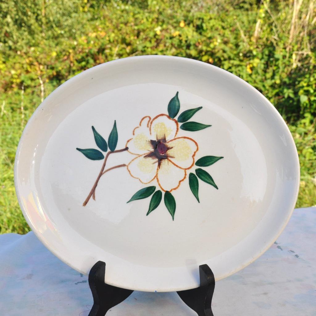 plat oval faïence ceranord, Antiek en Kunst, Ophalen of Verzenden