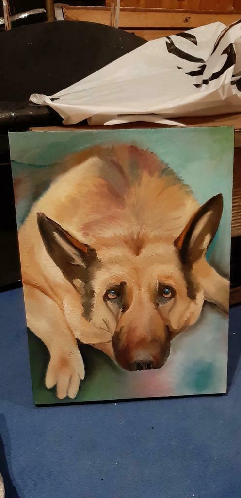 Peinture sur toile Schaper allemand, Enlèvement ou Envoi