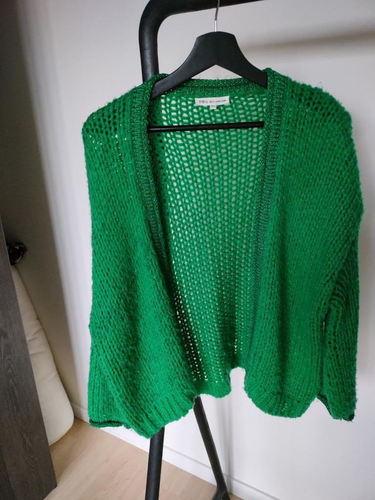 Groene Bernadette gilet maat TU merk Millenium, Kleding | Dames, Truien en Vesten, Ophalen of Verzenden