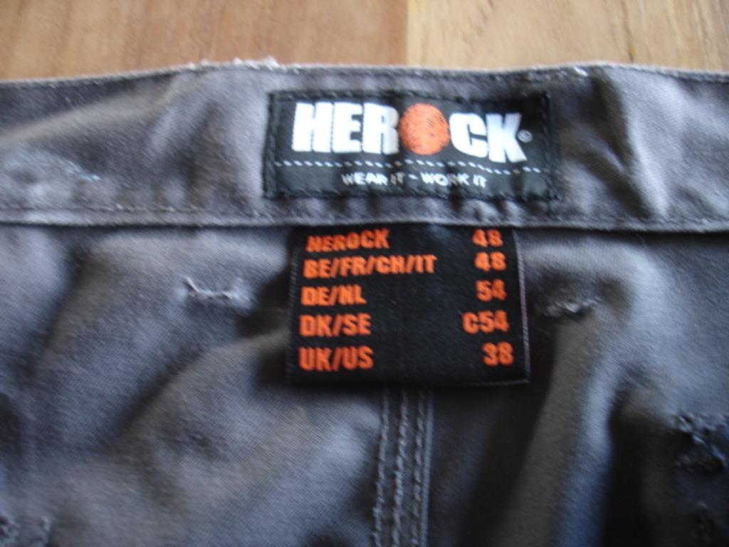 Dakwerkersbroek Herock Nato grijs - maat 48., Ophalen, Zo goed als nieuw