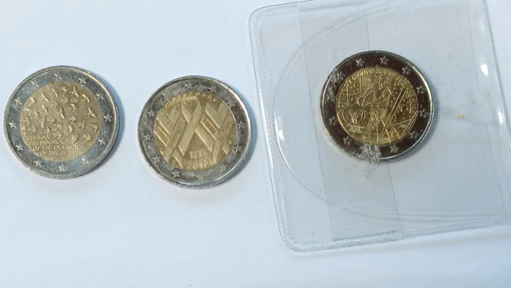 EURO quelques pièces commémoratives, Timbres & Monnaies, Enlèvement ou Envoi, Autres pays, 2 euros, Monnaie en vrac