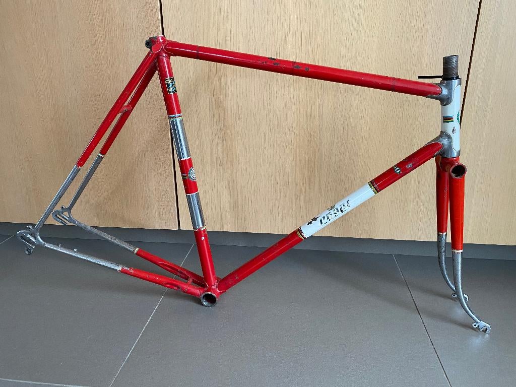 retro kader koersfiets - Fausto Coppi - jaren 50/60, 28 inch, Gebruikt, Heren, Ophalen of Verzenden