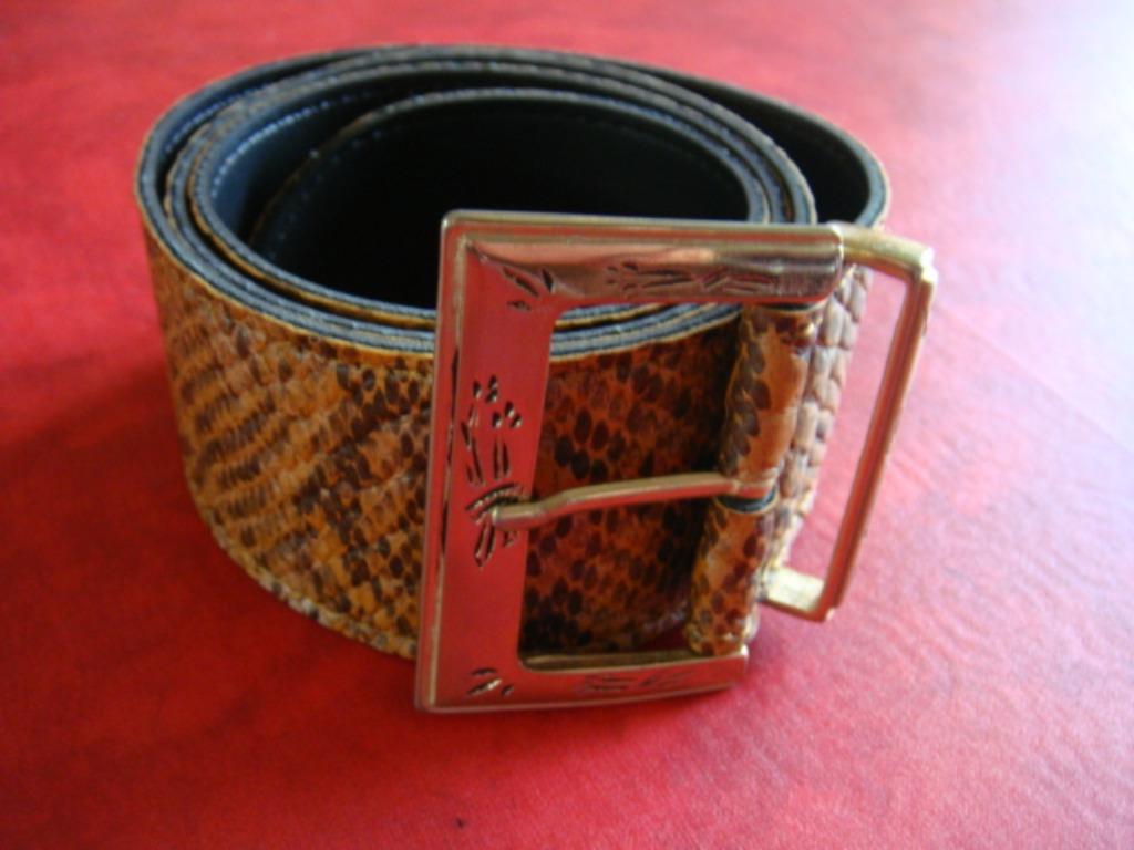 Ceinture fantaisie genre croco., Enlèvement ou Envoi, Porté, Ceinture
