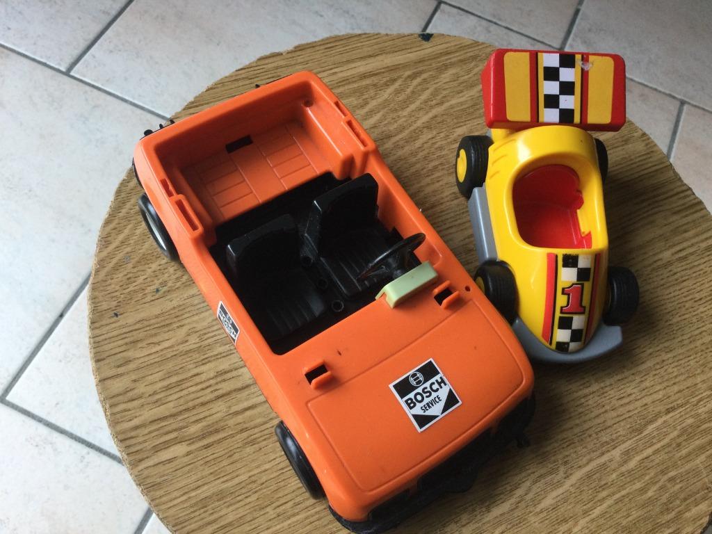 2 VEHICULES"PLAYMOBIL" + UN BONHOMME GRATUIT, Enlèvement ou Envoi