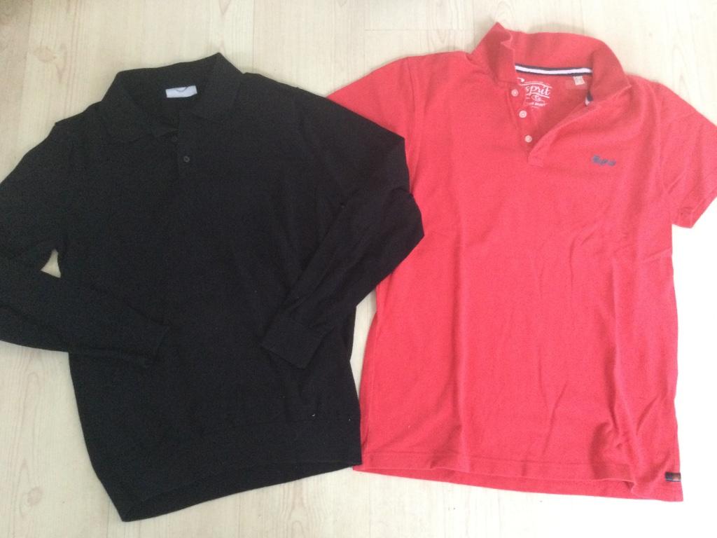2 x polo.s Medium, Taille 38/40 (M), Enlèvement ou Envoi, Comme neuf, Noir