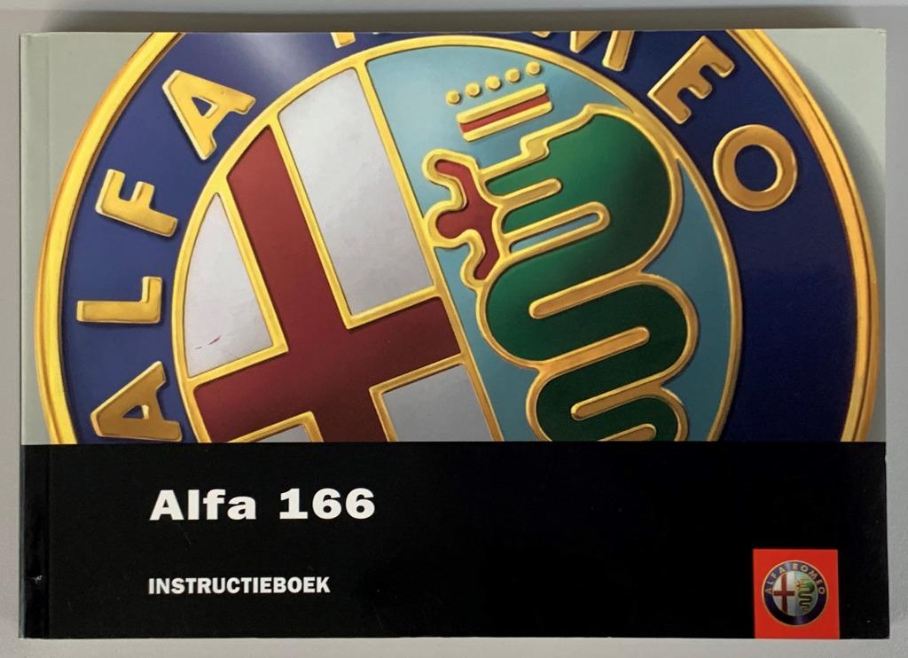 Alfa Romeo 166__ Nederlandstalig _ Instructieboek, Ophalen of Verzenden