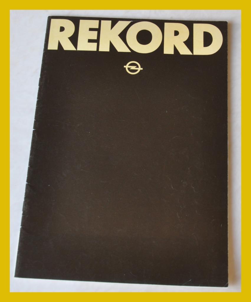 OPEL REKORD Brochure, Boeken, Auto's | Folders en Tijdschriften, Verzenden, Opel