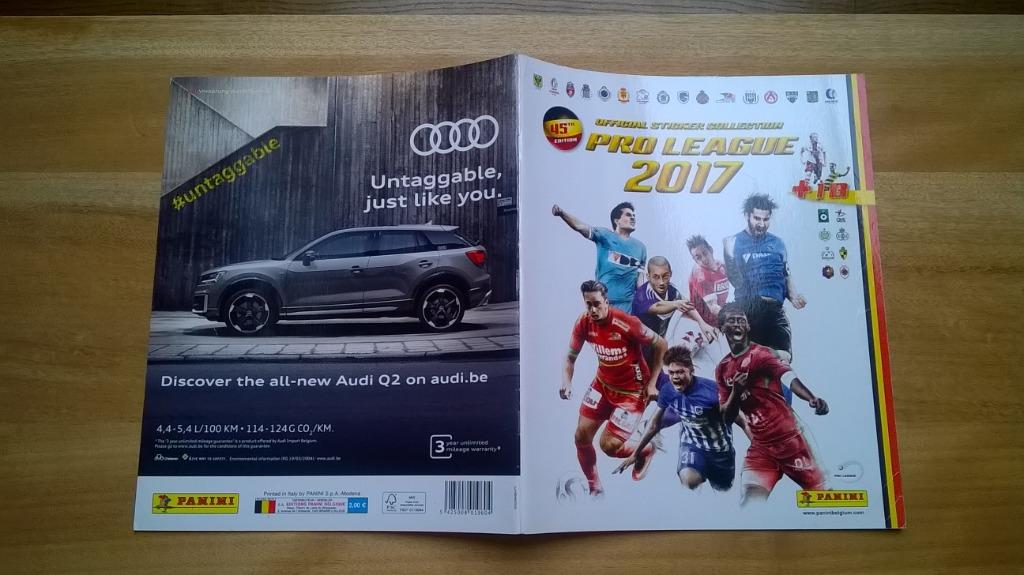 PANINI PRO LEAGUE 2017 LEEG ALBUM, Verzamelen, Ophalen of Verzenden, Boek of Tijdschrift