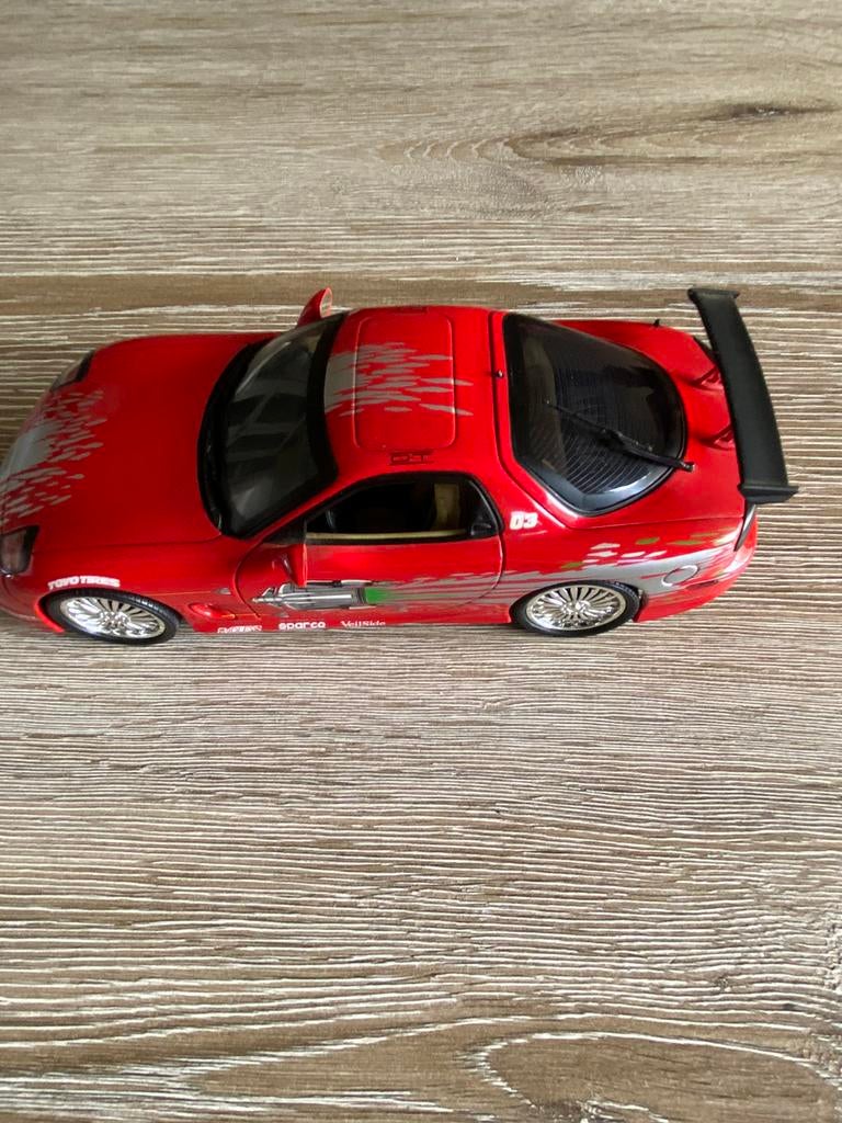 Mazda rx7 1:18 fast and furious ( zeldzaam exemplaar ), Enlèvement, Comme neuf