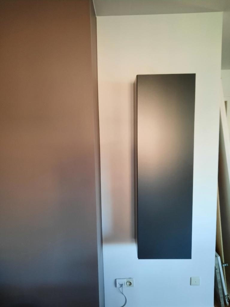 Grijze Ophangkast, Ophalen, Minder dan 50 cm, Gebruikt, 100 tot 150 cm