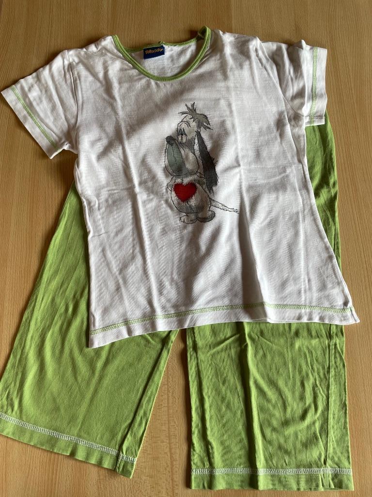 Zomerpyama maat 152, Droopy, Enlèvement ou Envoi, Comme neuf, Vêtements de nuit ou Sous-vêtements, Droopy