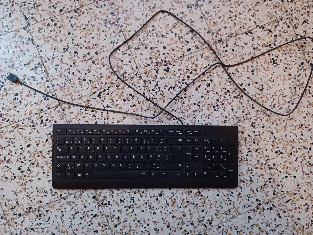 Clavier, Enlèvement, Azerty, Utilisé, Filaire
