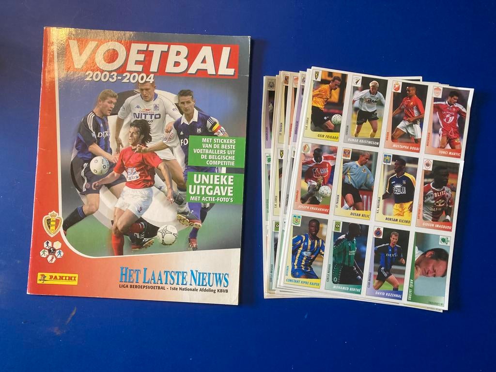 Panini voetbal 2003-2004 compleet, Ophalen of Verzenden, Zo goed als nieuw
