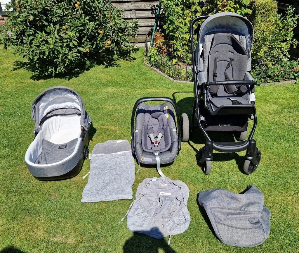 Quax avenue kinderwagen kleur linen grey goeie staat, Ophalen