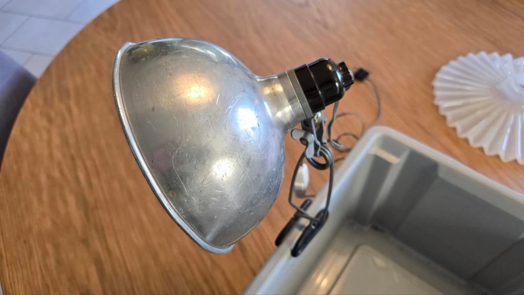 Lampe a pince vintage style industriel
