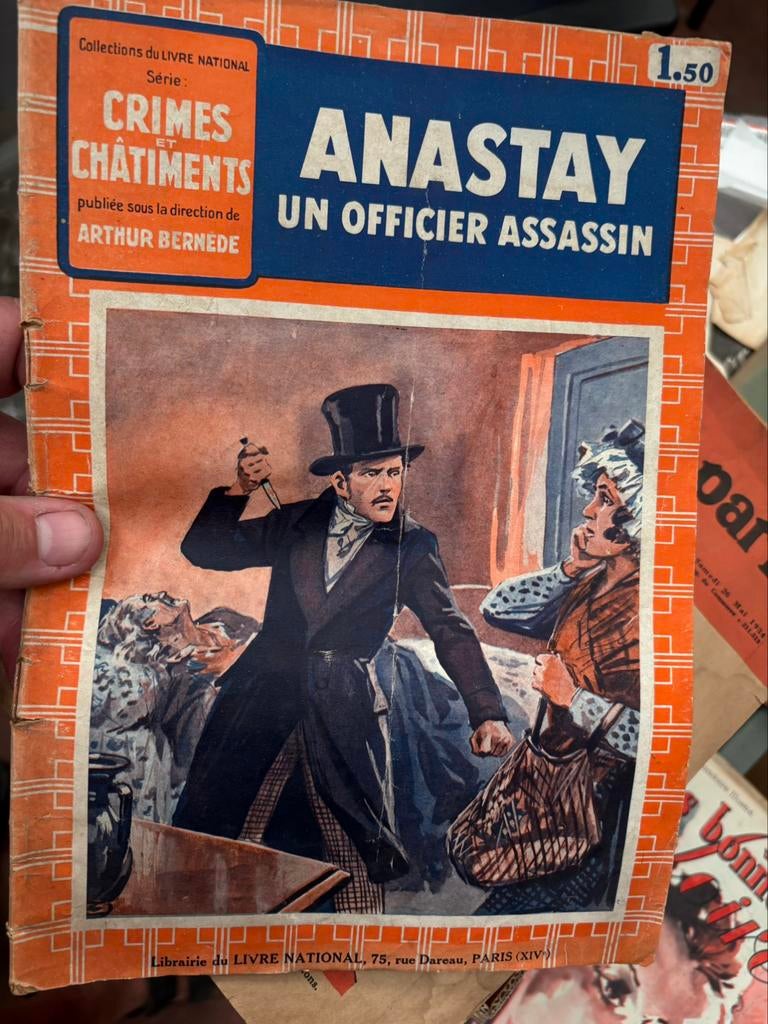 Revue ‘Crime et Châtiments’. Nr 26, Enlèvement ou Envoi, 1920 à 1940, Journal ou Magazine