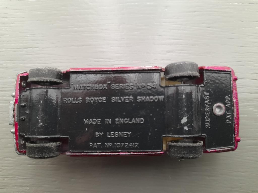 Matchbox nr. 24, Rolls Royce Silver Shadow, Ophalen