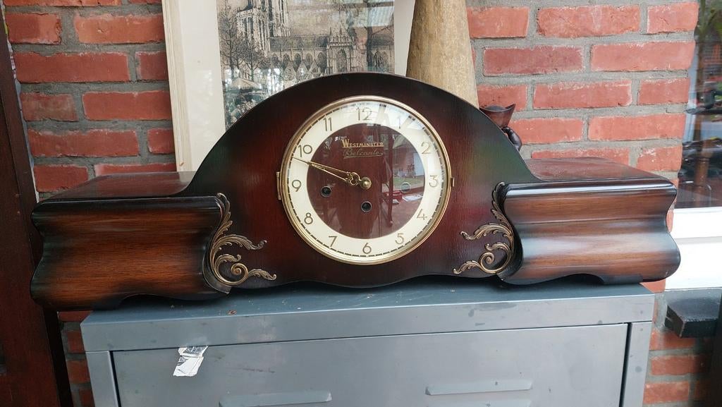 Mooie vintage Westminster klok, TV, Hi-fi & Vidéo, Stations météorologiques & Baromètres, Enlèvement