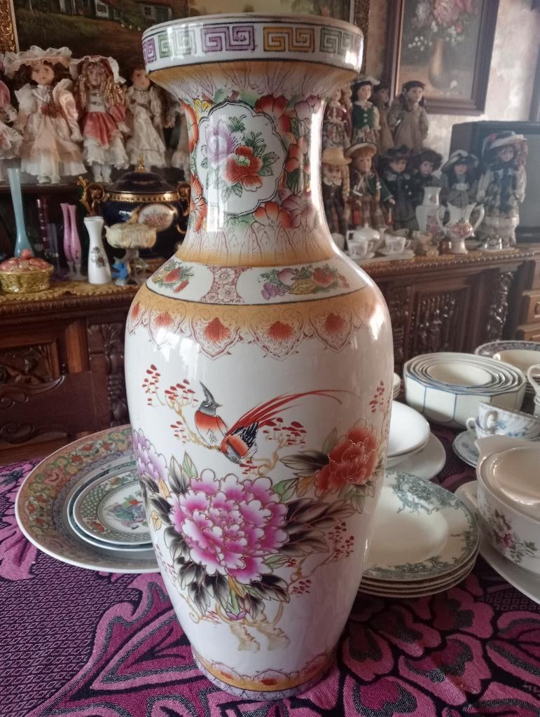 Grote Chinese vaas, Ophalen