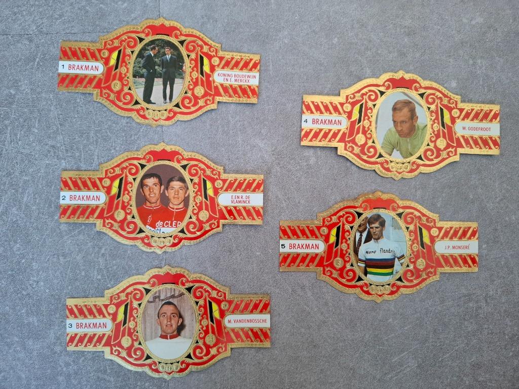 Sigarenbandjes wielrenners "Brakman", Verzamelen, Ophalen of Verzenden, Zo goed als nieuw, Overige typen