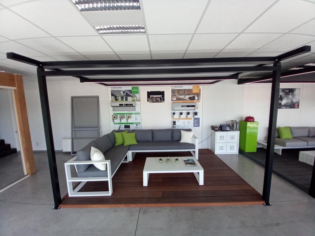 Auvent modèle de salle d'exposition, Jardin & Terrasse, Enlèvement, Comme neuf
