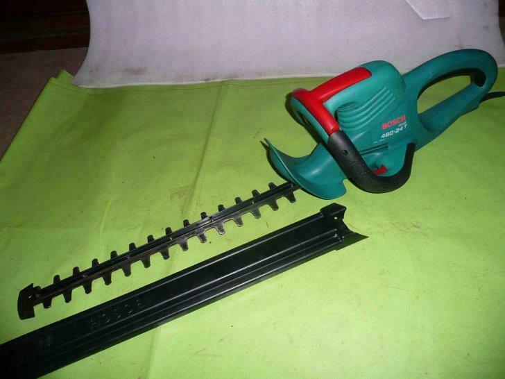 taille haie bosch ahs 480-24t+ahs42-16 + ahs 4-16 + ikra, Enlèvement ou Envoi, Utilisé