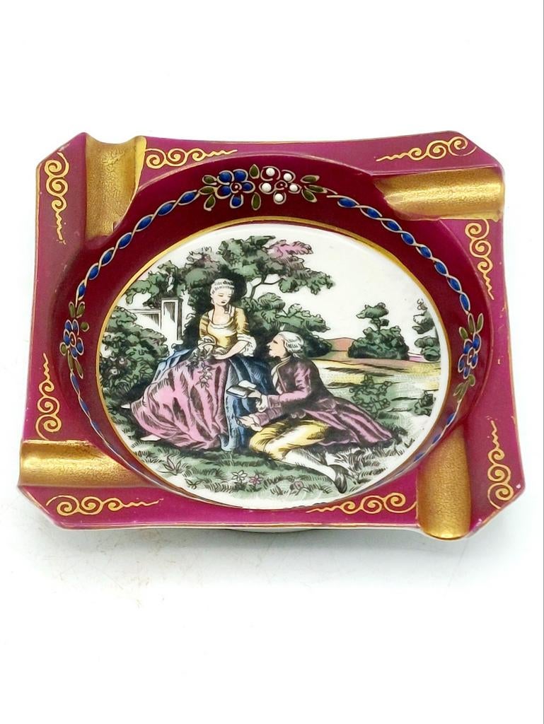 Cendrier vintage en porcelaine, Enlèvement ou Envoi