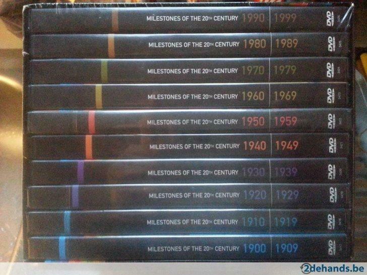 Milestones of the 20th century - dvd 10 volumes, Ophalen, Nieuw in verpakking