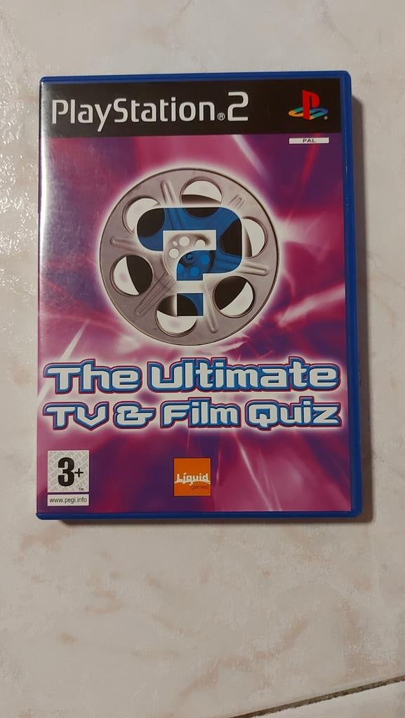 PS2 Playstation, le quiz ultime sur la télévision et le ciné, Enlèvement ou Envoi, Comme neuf, À partir de 3 ans, 3 joueurs ou plus