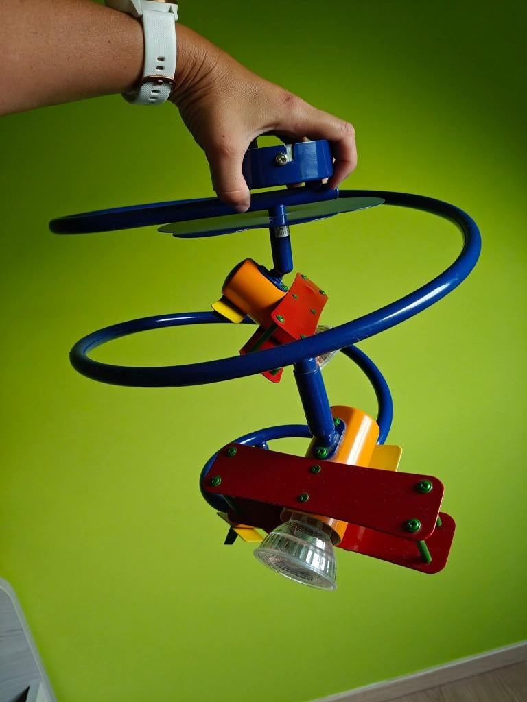 Kinderlicht, Ophalen, Zo goed als nieuw, Metaal, Met vliegtuigen